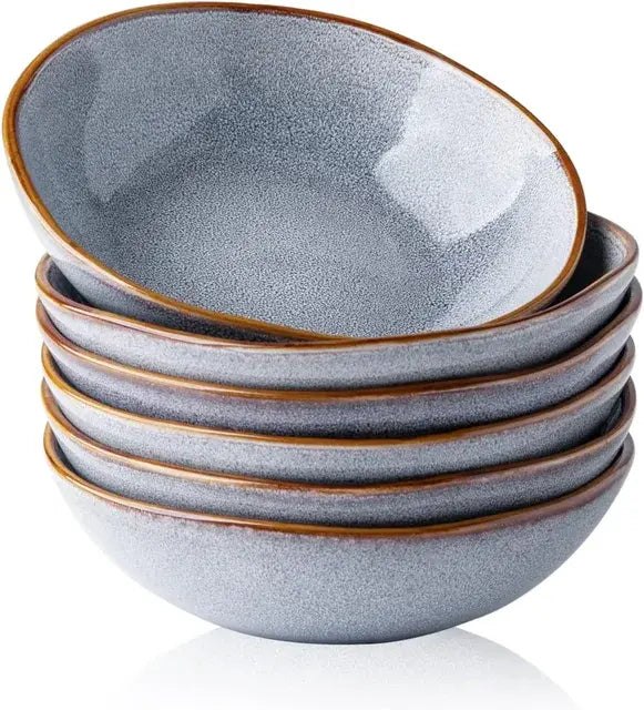 Set of 6 Ceramic Cereal Bowls