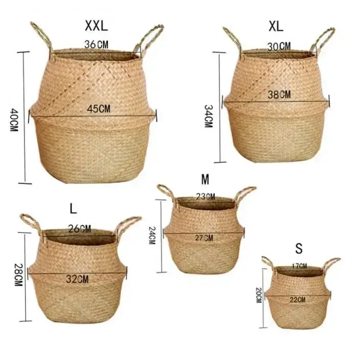 Natural Wicker Planter Basket