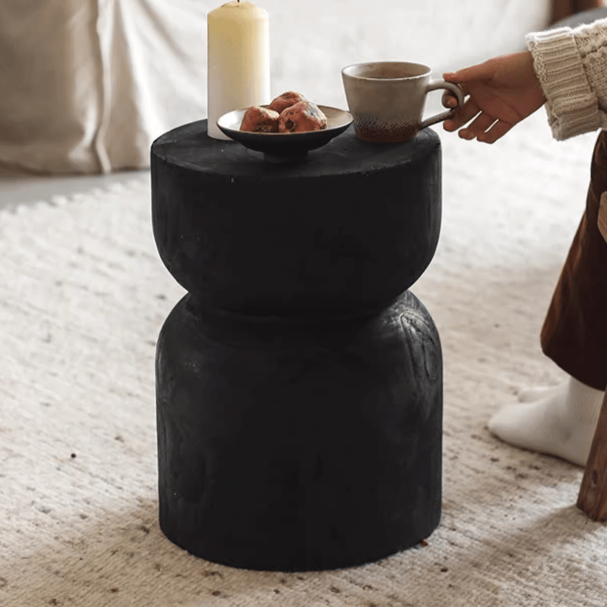 The Ebony Hearth End Table