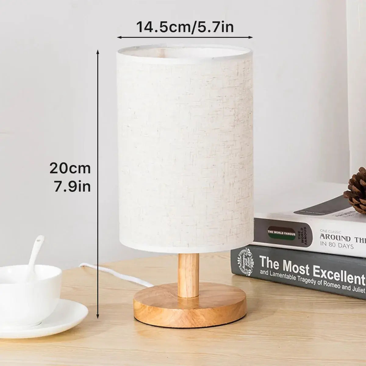 Wooden Desk Lamp