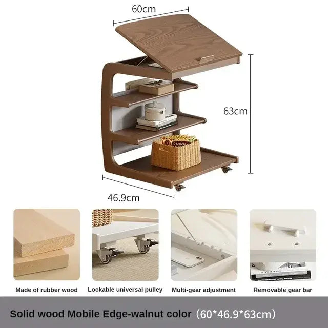 Portable Wood Storage Table