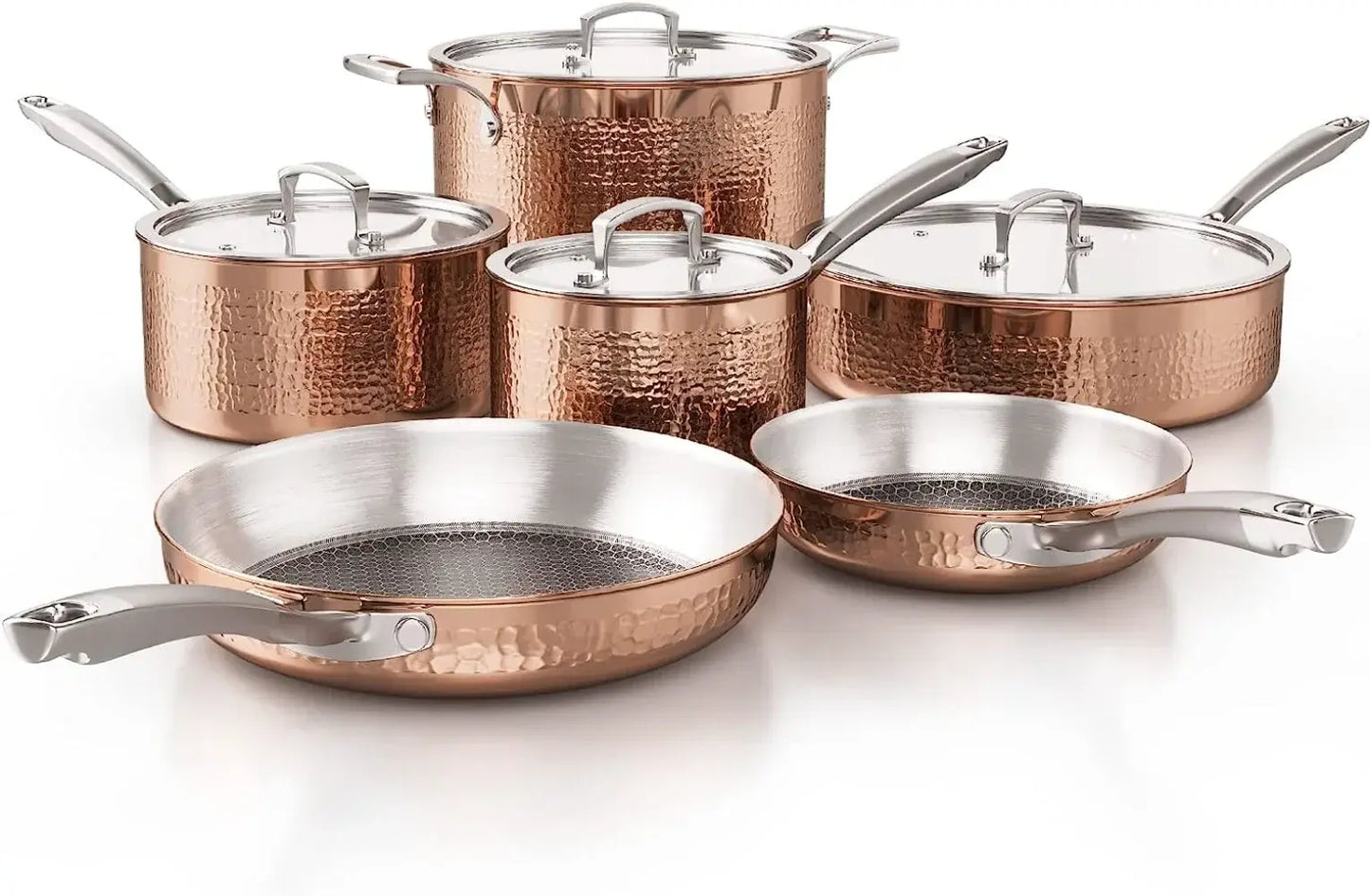 Stainless Steel Hammered Kitchen Cookware