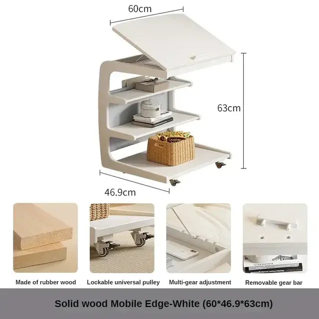 Portable Wood Storage Table