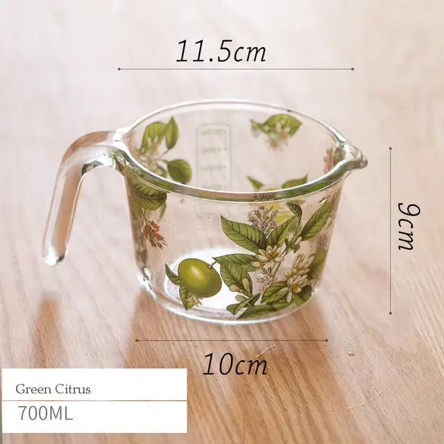 Garden Glass Measuring Cups