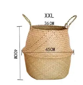 Natural Wicker Planter Basket