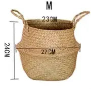 Natural Wicker Planter Basket