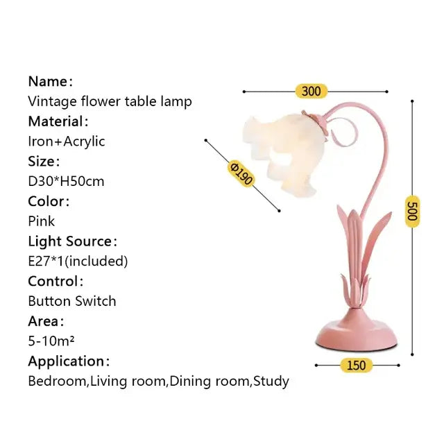 Flower Desk Lamp