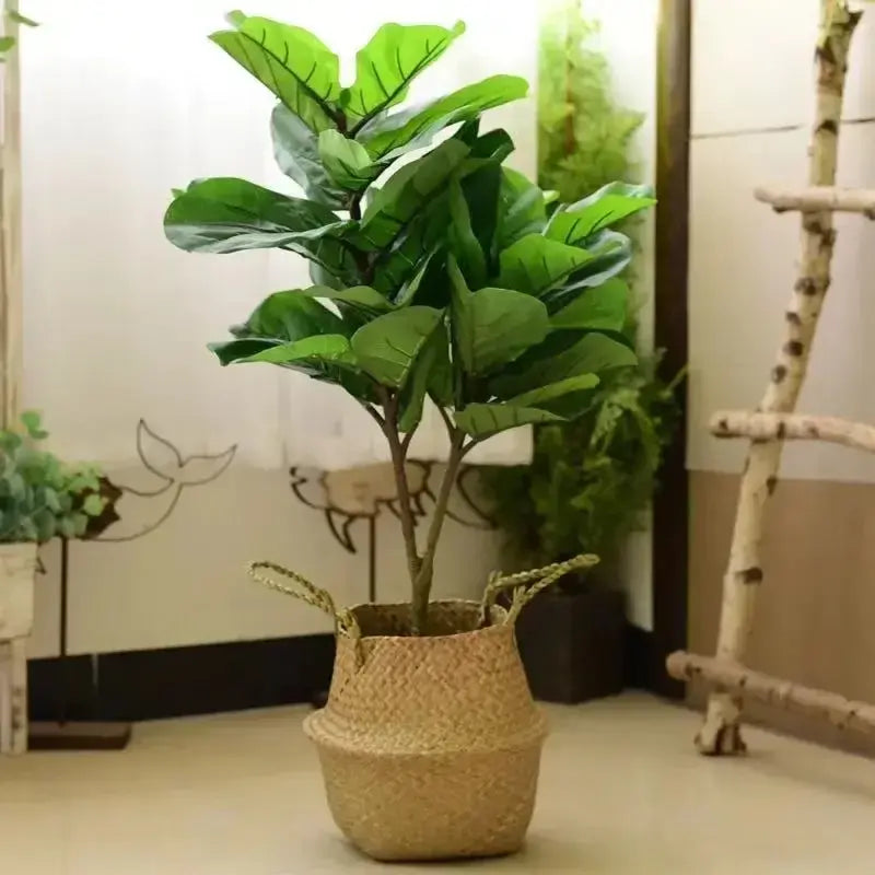 Natural Wicker Planter Basket