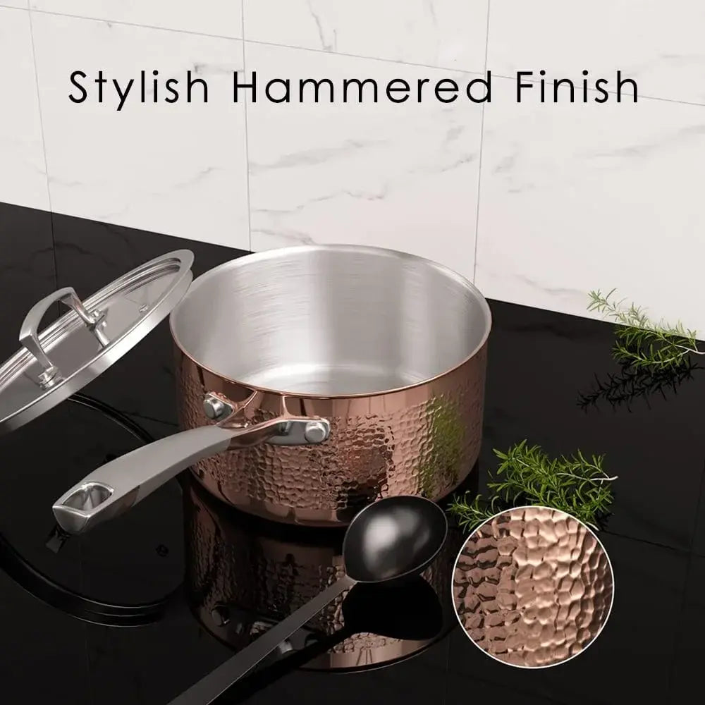 Stainless Steel Hammered Kitchen Cookware