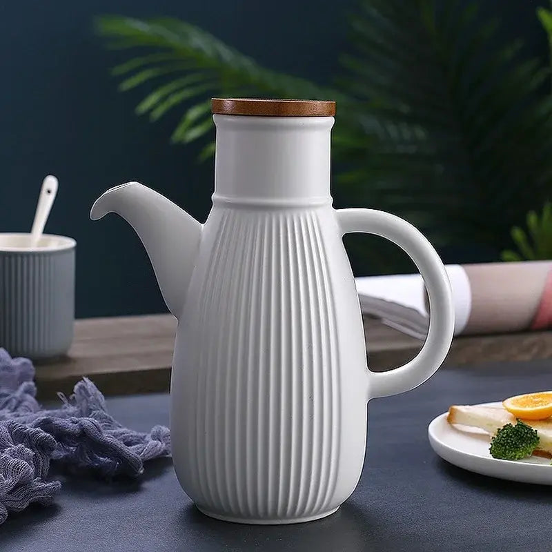 Ceramic Oil & Vinegar Bottle