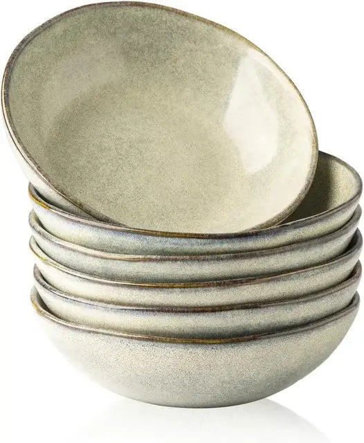 Set of 6 Ceramic Cereal Bowls