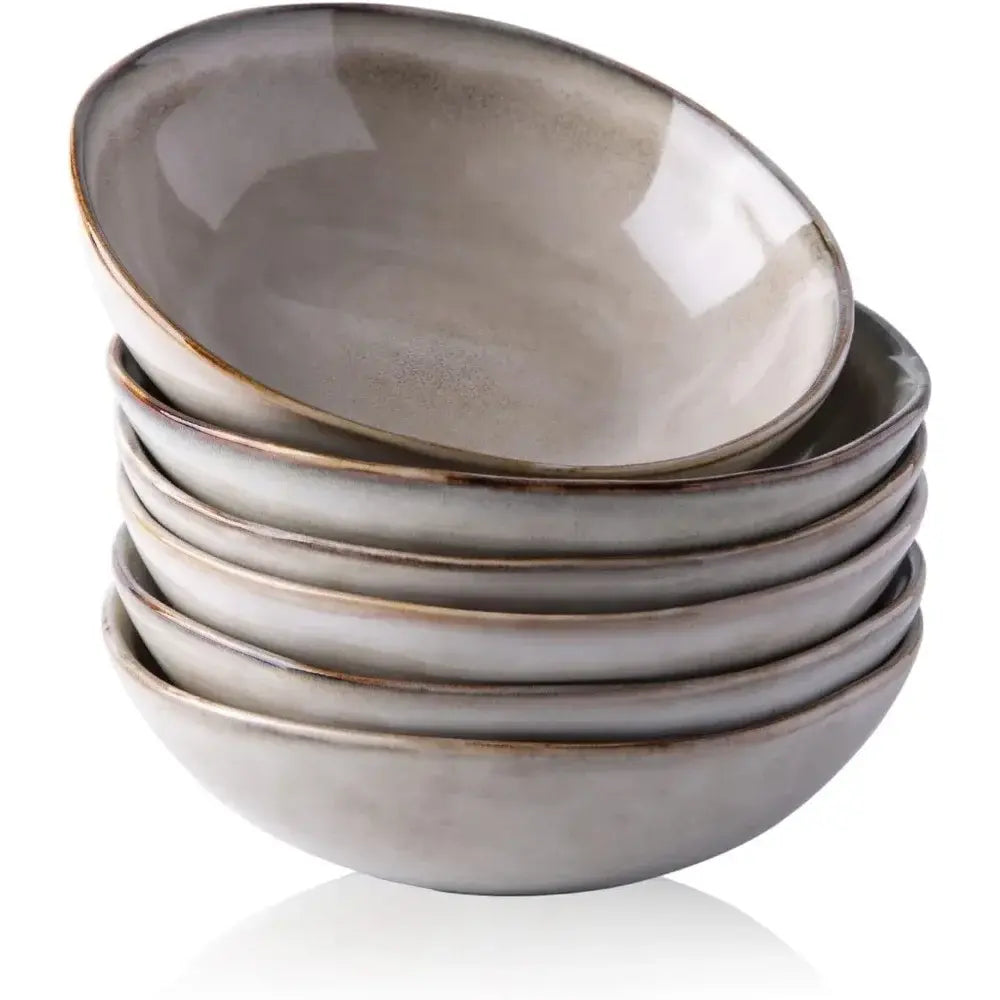 Set of 6 Ceramic Cereal Bowls