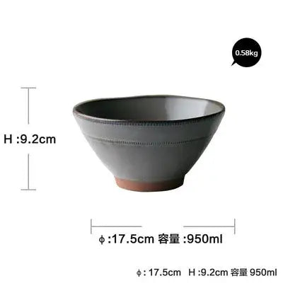 Large Ceramic Deep Bowl