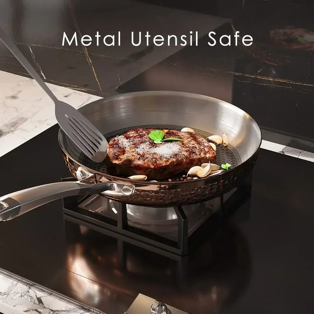 Stainless Steel Hammered Kitchen Cookware