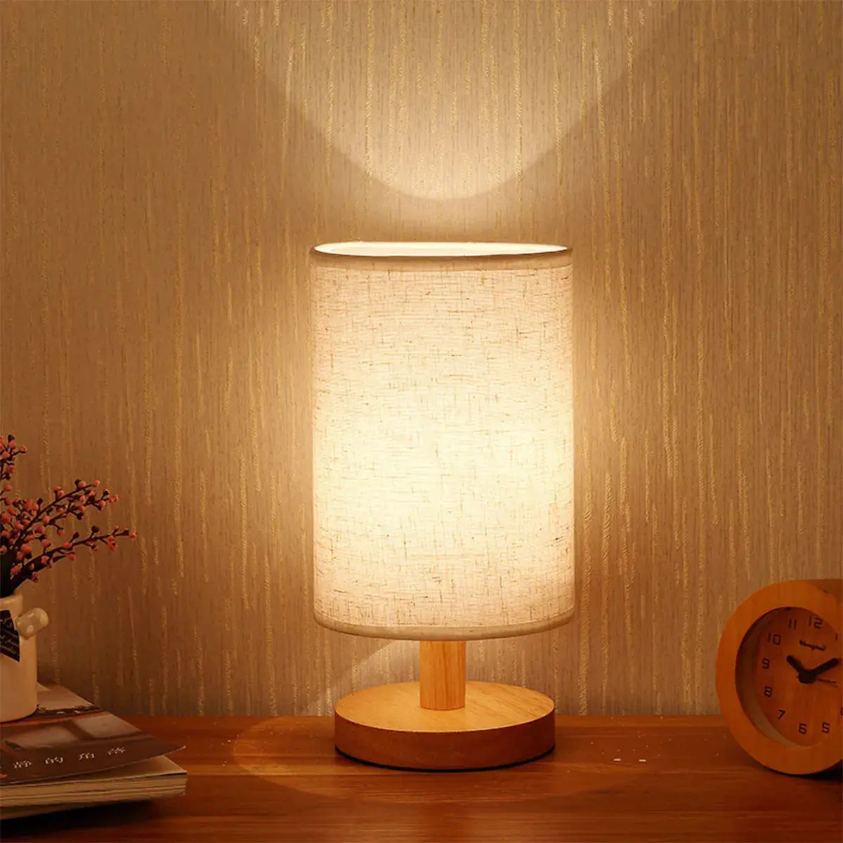 Wooden Desk Lamp