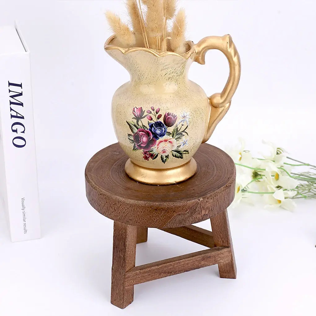 Small Wood Tabletop Stand