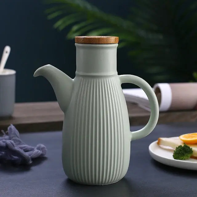 Ceramic Oil & Vinegar Bottle