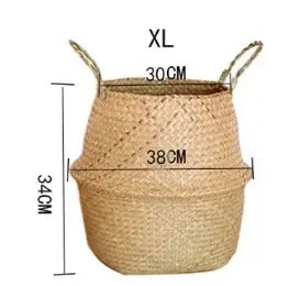 Natural Wicker Planter Basket