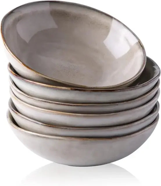 Set of 6 Ceramic Cereal Bowls