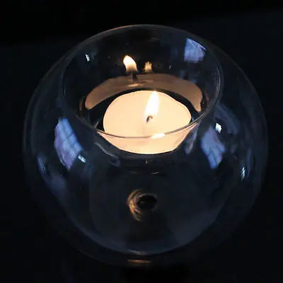 Glass Globe Candlestick